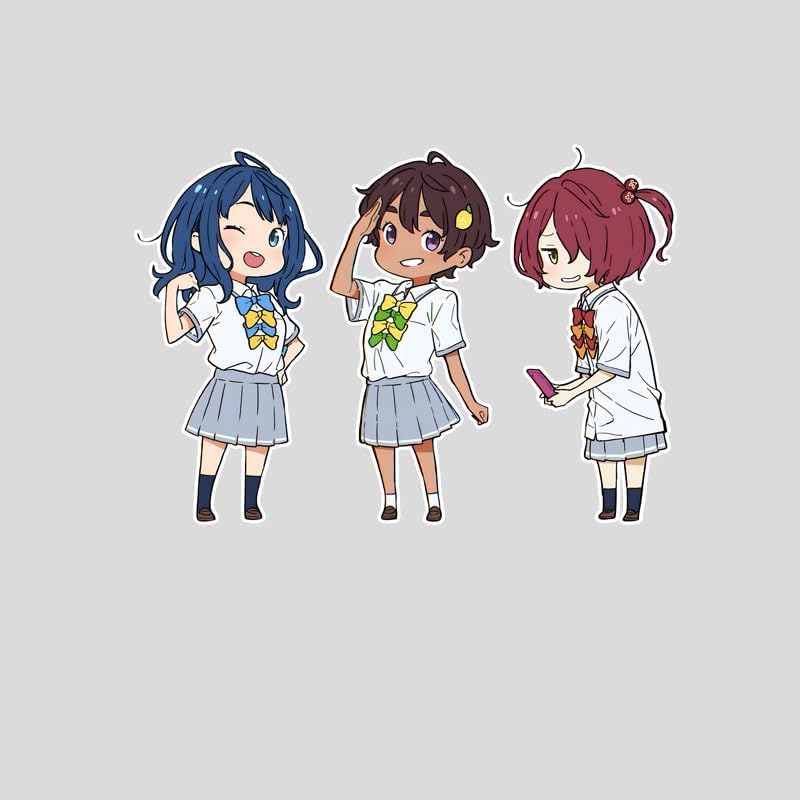 Amazon.co.jp: MARDI 負けヒロインが多すぎる 車ステッカー キャラ 絵